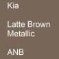 Preview: Kia, Latte Brown Metallic, ANB.